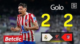 La Liga: Real Madrid vs Atlético Madrid, Golo 2-2 Molina (2025-2026)