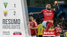 Liga Portugal Betclic: Estoril 1 - 2 Benfica (2024-2025)