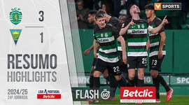 Liga Portugal Betclic: Sporting 3 - 1 Estoril (2024-2025)