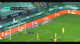 Liga NOS: Sporting (2-0) Portimonense, Golo Nuno Santos, 31m (2020-2021)