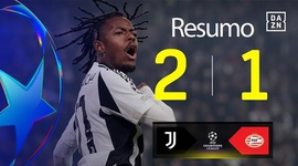 Liga Campeões: Juventus 2 - 1 PSV (2024-2025)