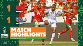 CAN: Marrocos 1 - 1 Rep. Congo (2023)