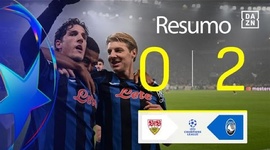 Liga Campeões: Estugarda 0 - 2 Atalanta (2024-2025)