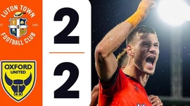 Championship: Luton Town 2 - 2 Oxford United (2024-2025)