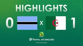 Qualificação CAN: Botswana 0 - 1 Argélia (2021)