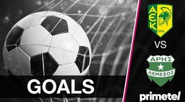 First Division: AEK Larnaca vs Aris Limassol, Golo 1-1 (2023-2024)