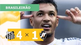 Brasileirão: Santos 4 - 1 Vasco (2023)