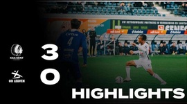 Eerste klasse A: AA Gent 3 - 0 OH Leuven (2024-2025)