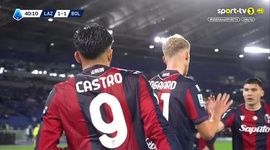 Serie A: Lazio vs Bologna, Golo 1-1 J. Odgaard (2025-2026)
