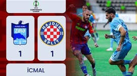 Liga Conferência Europa: Zira FK 1 - 1 Hajduk Split (2025-2026)