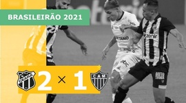 Brasileirão: Ceará 2 - 1 Atlético-MG (2021)