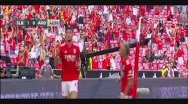 Liga Portugal Bwin: Benfica (2-0) Arouca, Golo R. Yaremchuk (VAR), 43m (2021-2022)