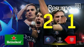 Liga Campeões: PSG 2 - 1 Arsenal (2024-2025)