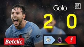 Premier League: Man City vs Liverpool, Golo 2-0 Nico (2025-2026)