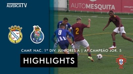 Juniores A S19 I Divisão: Alverca 1 - 2 FC Porto (2021-2022)
