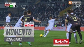Liga Portugal Betclic: V. Guimarães vs CF Estrela Amadora, Jogada João Mendes, 35' (2024-2025)