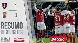 Liga Portugal Betclic: Casa Pia 1 - 3 Sp. Braga (2023-2024)