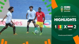 Qualificação CAN: Guiné-Conakri 1 - 2 Egipto (2023)