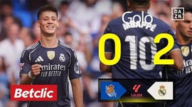 La Liga: Real Sociedad vs Real Madrid, Golo 0-2 Arda Güler (2025-2026)