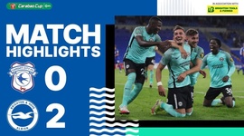 League Cup: Cardiff City 0 - 2 Brighton (2021-2022)
