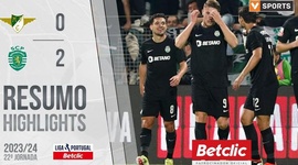 Liga Portugal Betclic: Moreirense 0 - 2 Sporting (2023-2024)