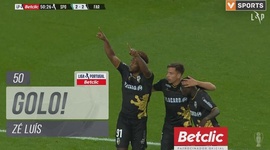 Liga Portugal Betclic: Sporting vs Farense, Golo 2-2 Zé Luís (2023-2024)