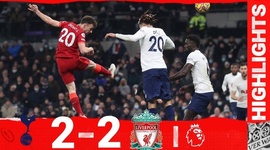 Premier League: Tottenham 2 - 2 Liverpool (2021-2022)