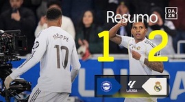 La Liga: Alavés 1 - 2 Real Madrid (2025-2026)