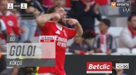 Liga Portugal Betclic: Benfica vs Arouca, Golo 1-0 Kökçü (2024-2025)