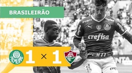 Brasileirão: Palmeiras 1 - 1 Fluminense (2022)