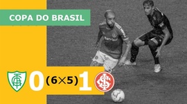Copa do Brasil: América-MG 0 - 1 Internacional (2020)