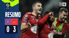 Ligue 1: Toulouse 0 - 3 Stade Brest (2023-2024)