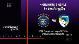 Liga Campeões: Maccabi Tel Aviv 0 - 1 Paphos FC (2025-2026)