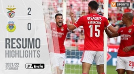 Liga Portugal Bwin: Benfica 2 - 0 Arouca (2021-2022)