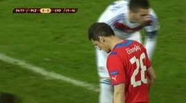 Liga Europa: Plzen 2 - 1 Lyon (2013-2014)