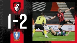 Championship: AFC Bournemouth 1 - 2 Sheffield Wed (2020-2021)