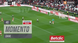 Liga Portugal Betclic: Benfica vs Farense, Jogada Dahl, 46' (2024-2025)