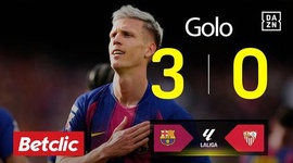 La Liga: Barcelona vs Sevilla, Golo 3-0 Dani Olmo (2025-2026)