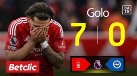Premier League: Nottingham Forest vs Brighton, Golo 7-0 Jota (2024-2025)