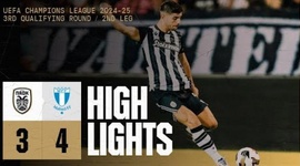 Liga Campeões: PAOK 3 - 4 a.p Malmo (2024-2025)