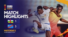 Campeonato Africano Sub-20: Rep. Centro-Africana 1 - 3 Rep. Congo (2025)