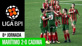 Liga de Futebol Feminino BPI: Marítimo 2 - 0 Cadima (2019-2020)