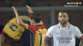 Serie A: Lecce vs Milan, Golo 2-1 N. Krstović (2024-2025)