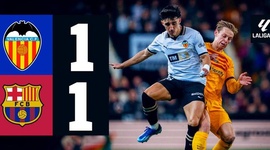 La Liga: Valência 1 - 1 Barcelona (2023-2024)