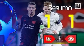 Liga Campeões: Leverkusen 1 - 1 PSV (2025-2026)