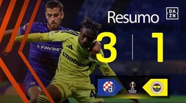 Liga Europa: Dinamo Zagreb 3 - 1 Fenerbahce (2025-2026)