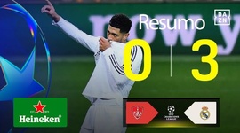 Liga Campeões: Stade Brest 0 - 3 Real Madrid (2024-2025)