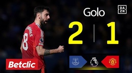 Premier League: Everton vs Man Utd, Golo 2-1 Bruno Fernandes (2024-2025)