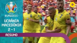 Europeu: Ucrânia 2 - 1 Macedónia do Norte (2020)
