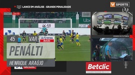 Liga Portugal Betclic: Sporting vs Arouca, Penálti Henrique Araújo (VAR), 45' (2024-2025)